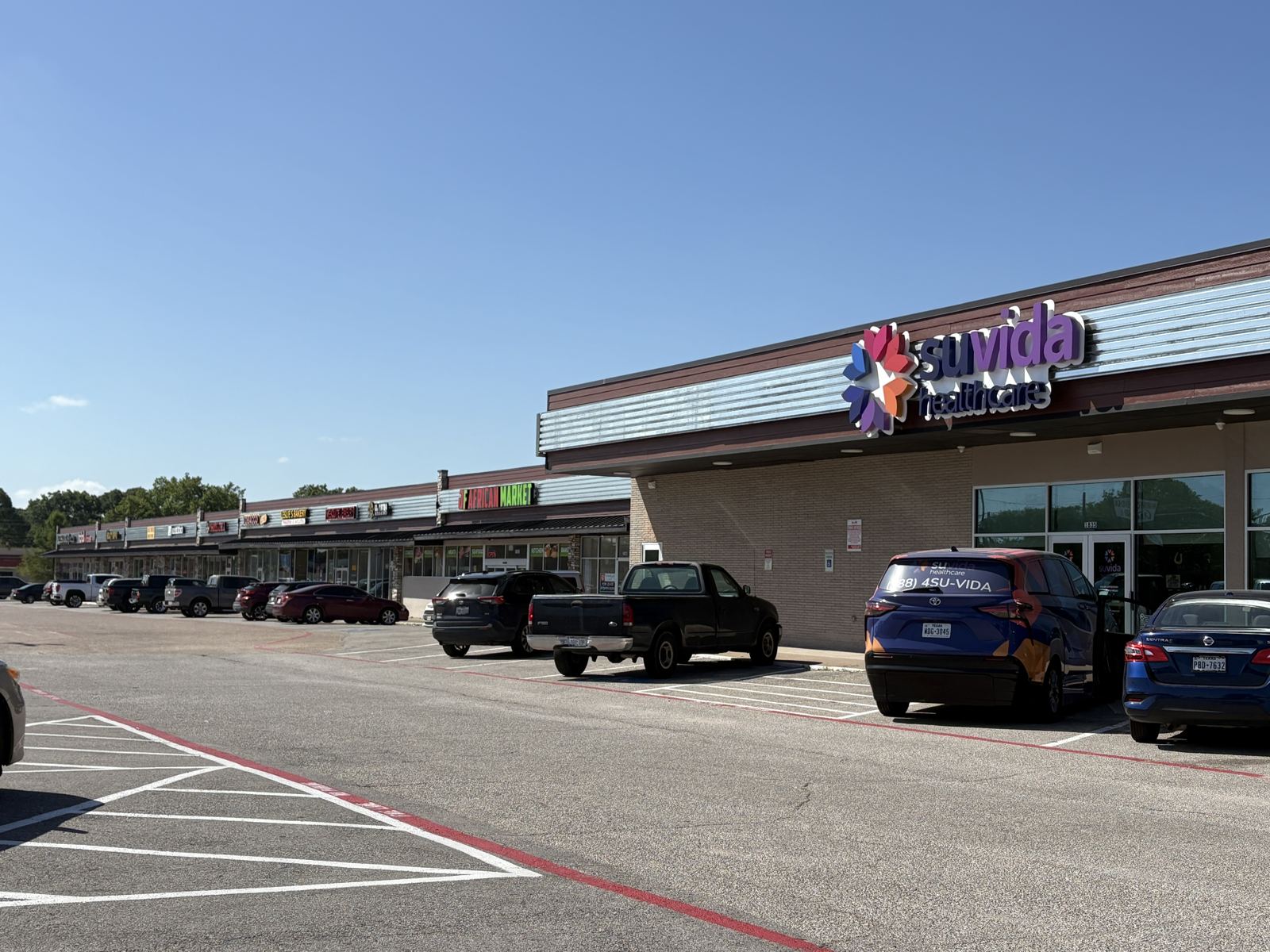 Northridge Center after redevelopment — fully leased and open